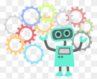 Detail Robot Clipart Transparent Background Nomer 50