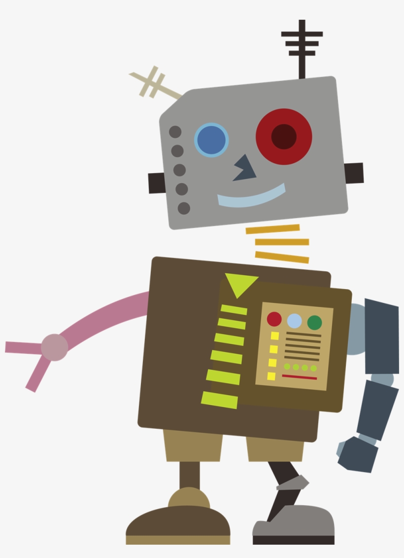 Detail Robot Clipart Transparent Background Nomer 8