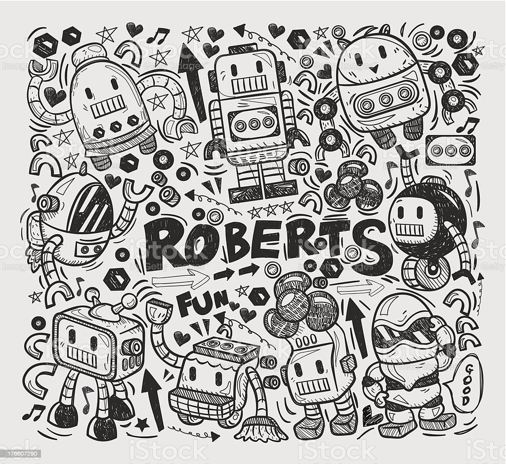 Detail Robot Doodle Nomer 13