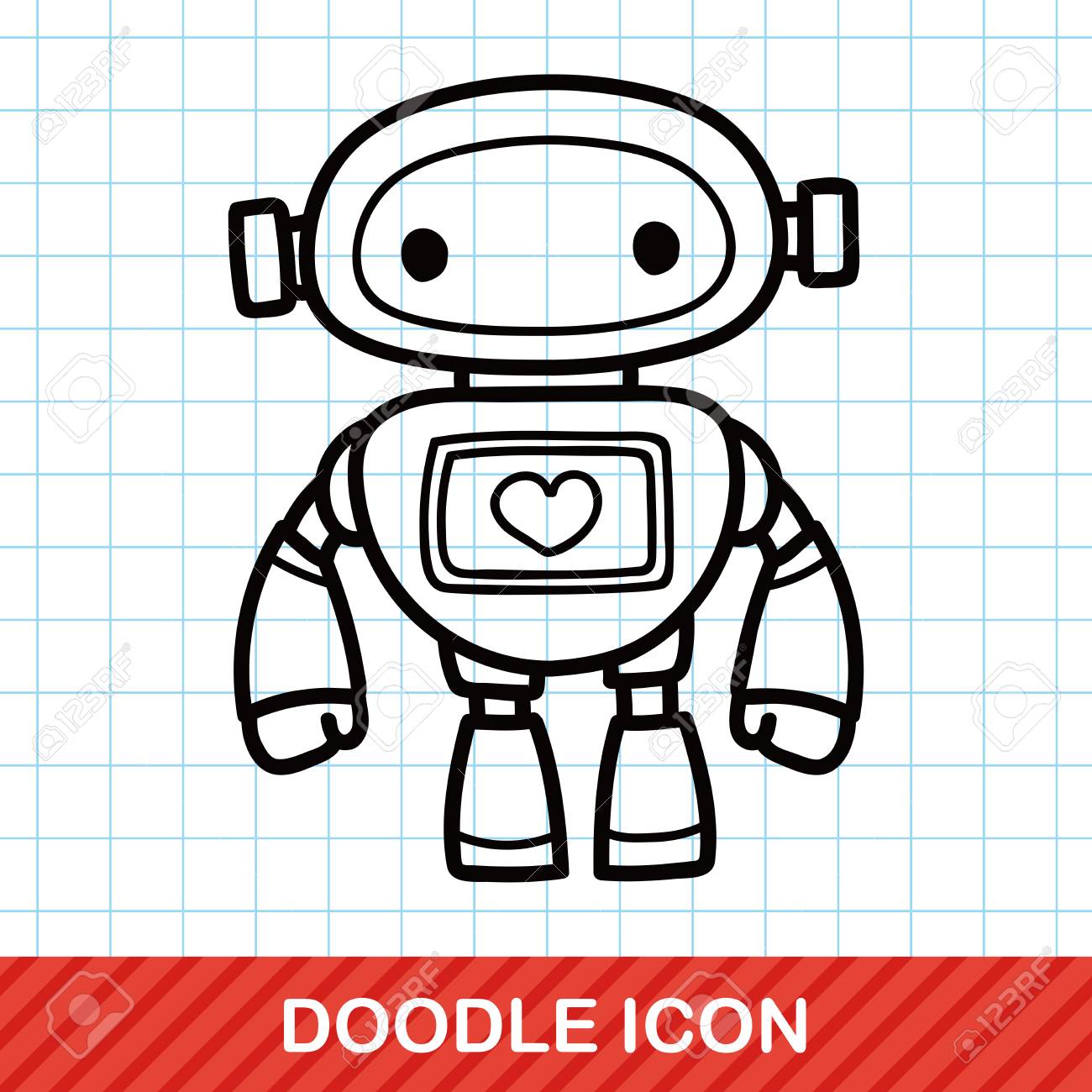 Detail Robot Doodle Nomer 14