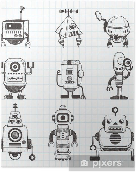 Detail Robot Doodle Nomer 15