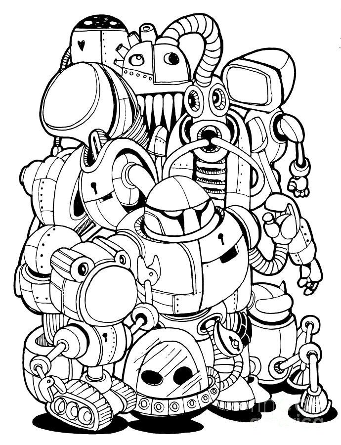 Detail Robot Doodle Nomer 27