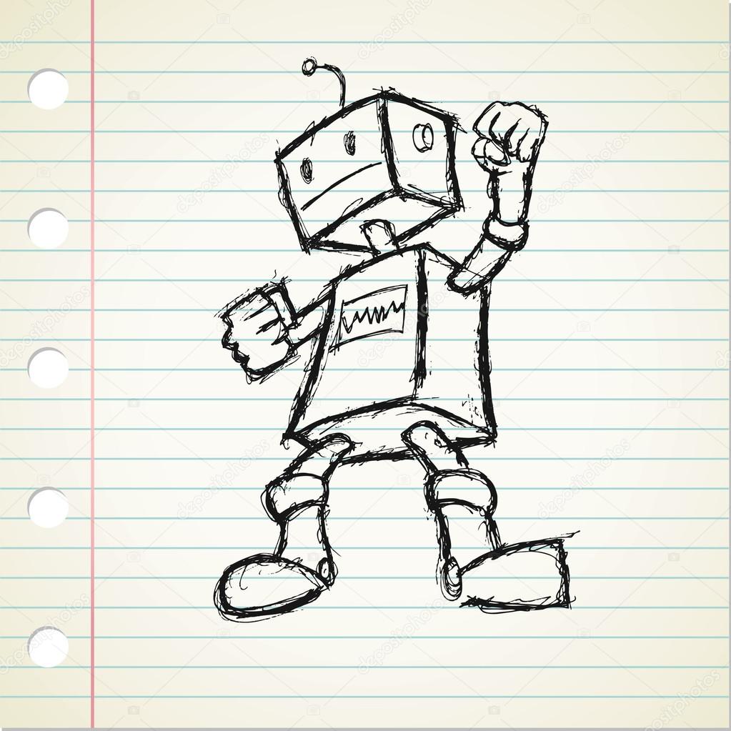 Detail Robot Doodle Nomer 40