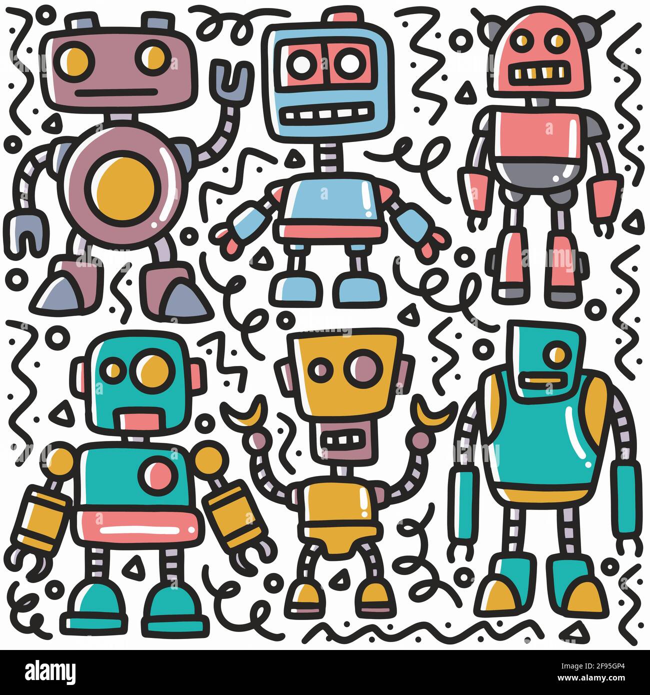 Detail Robot Doodle Nomer 46