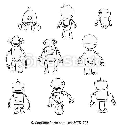 Detail Robot Doodle Nomer 53