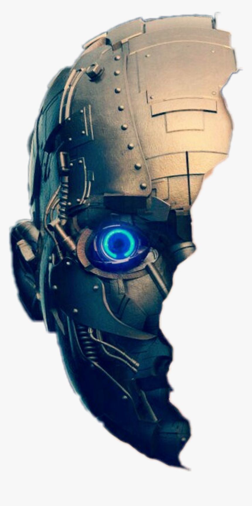 Detail Robot Face Png Nomer 2