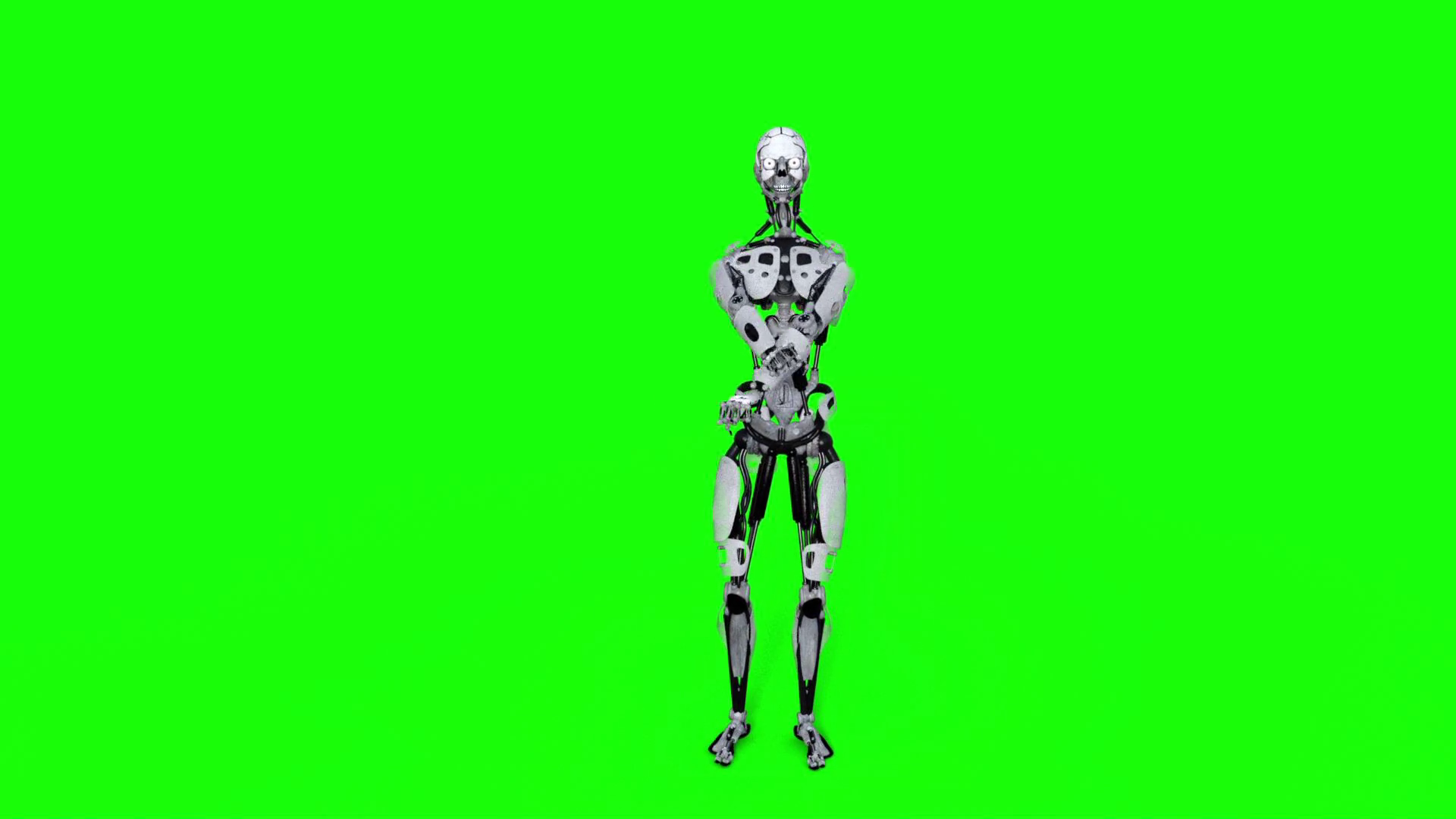 Detail Robot Green Screen Nomer 14