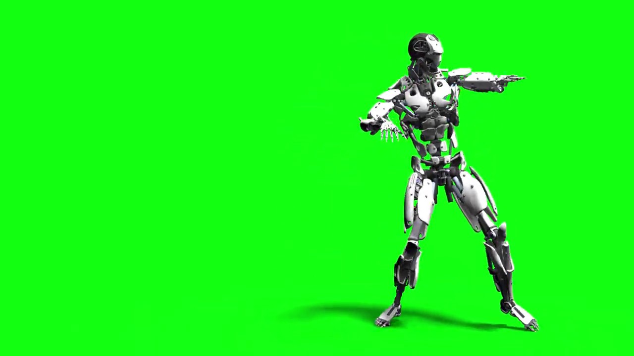 Detail Robot Green Screen Nomer 18