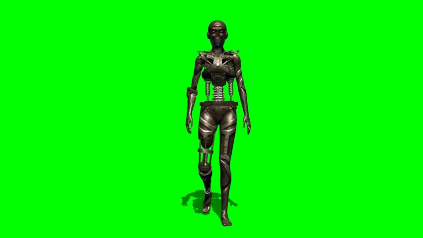 Detail Robot Green Screen Nomer 21