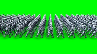 Detail Robot Green Screen Nomer 35