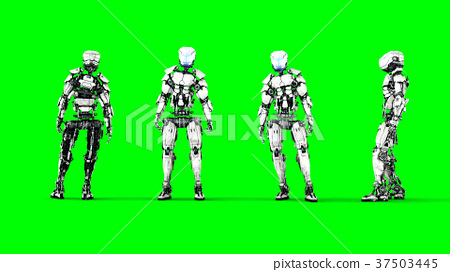 Detail Robot Green Screen Nomer 40