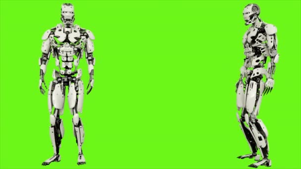 Detail Robot Green Screen Nomer 48