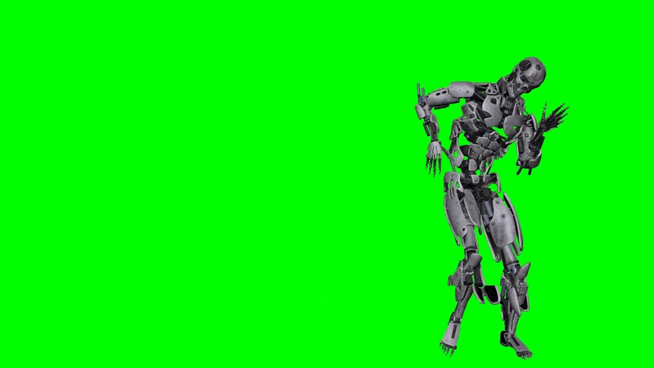 Detail Robot Green Screen Nomer 6