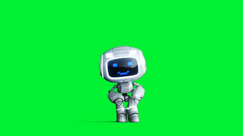 Detail Robot Green Screen Nomer 7