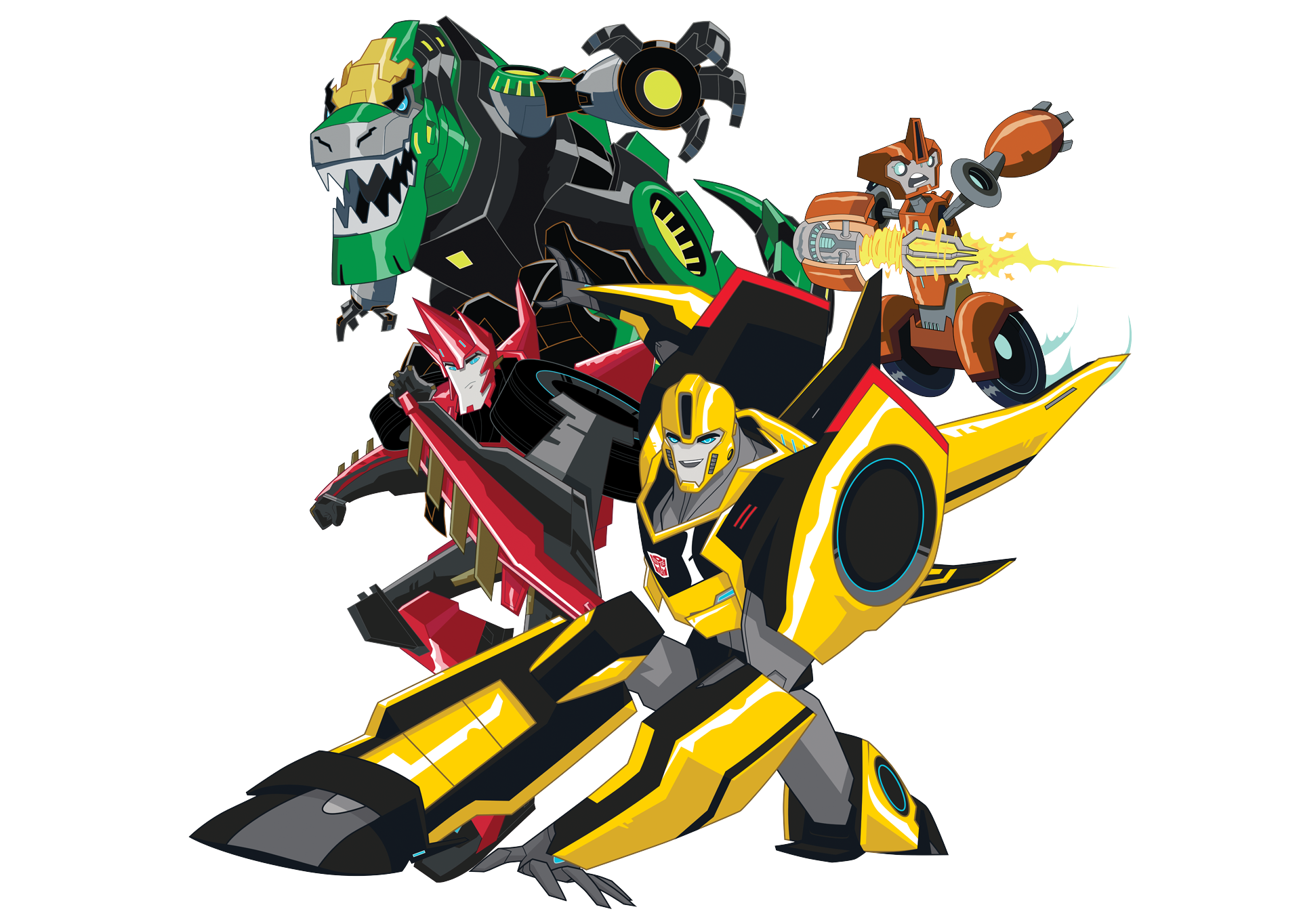 Detail Robot Transformer Kartun Nomer 12