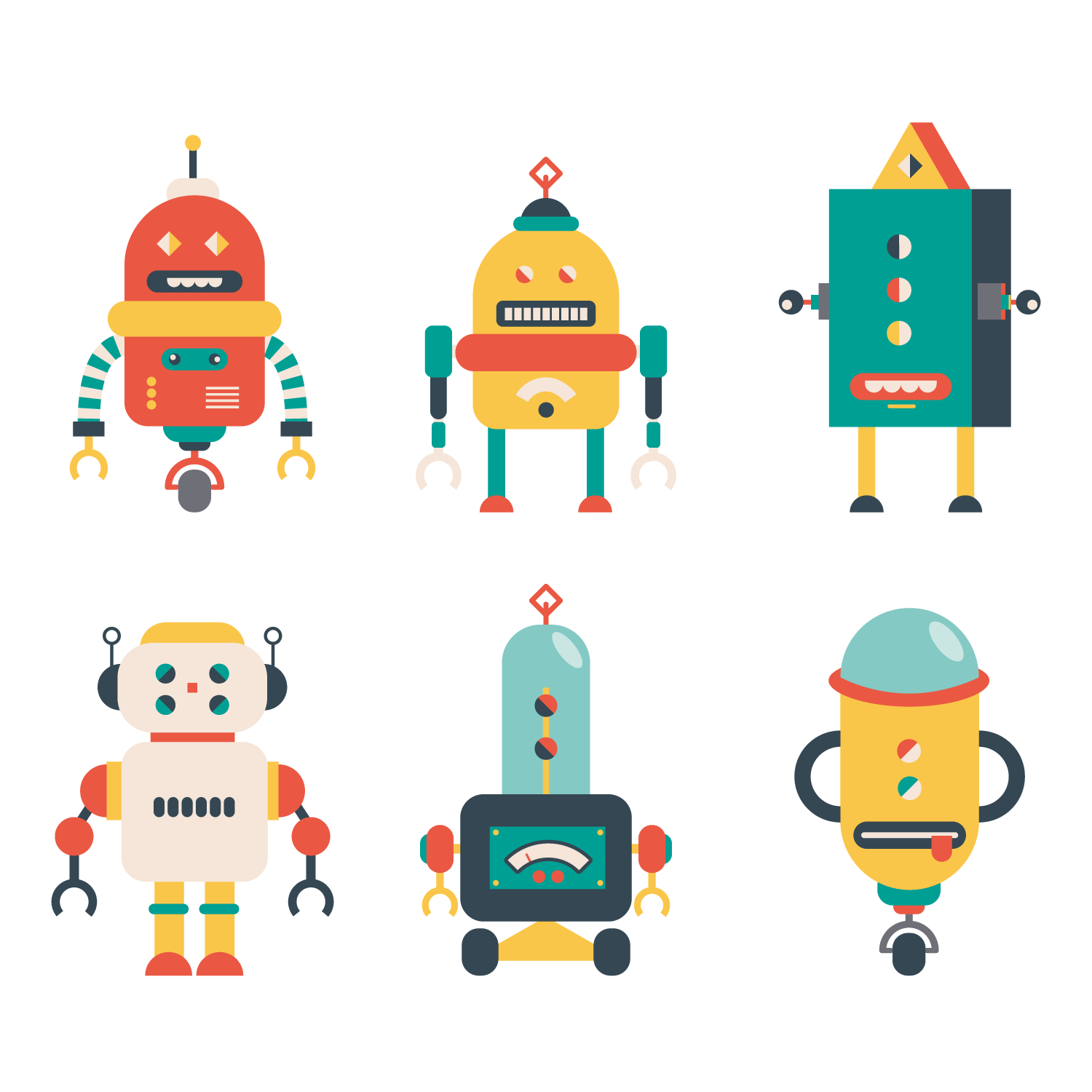Detail Robot Vector Png Nomer 35