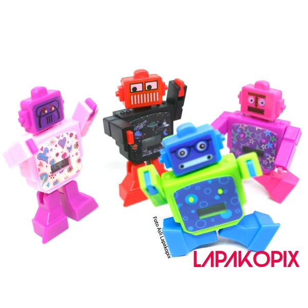 Detail Robot Warna Warni Nomer 43