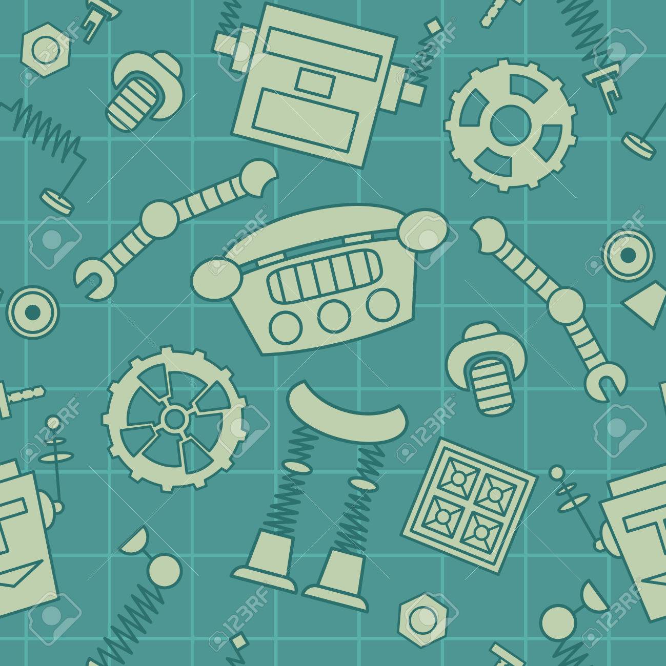 Detail Robotic Background Nomer 28