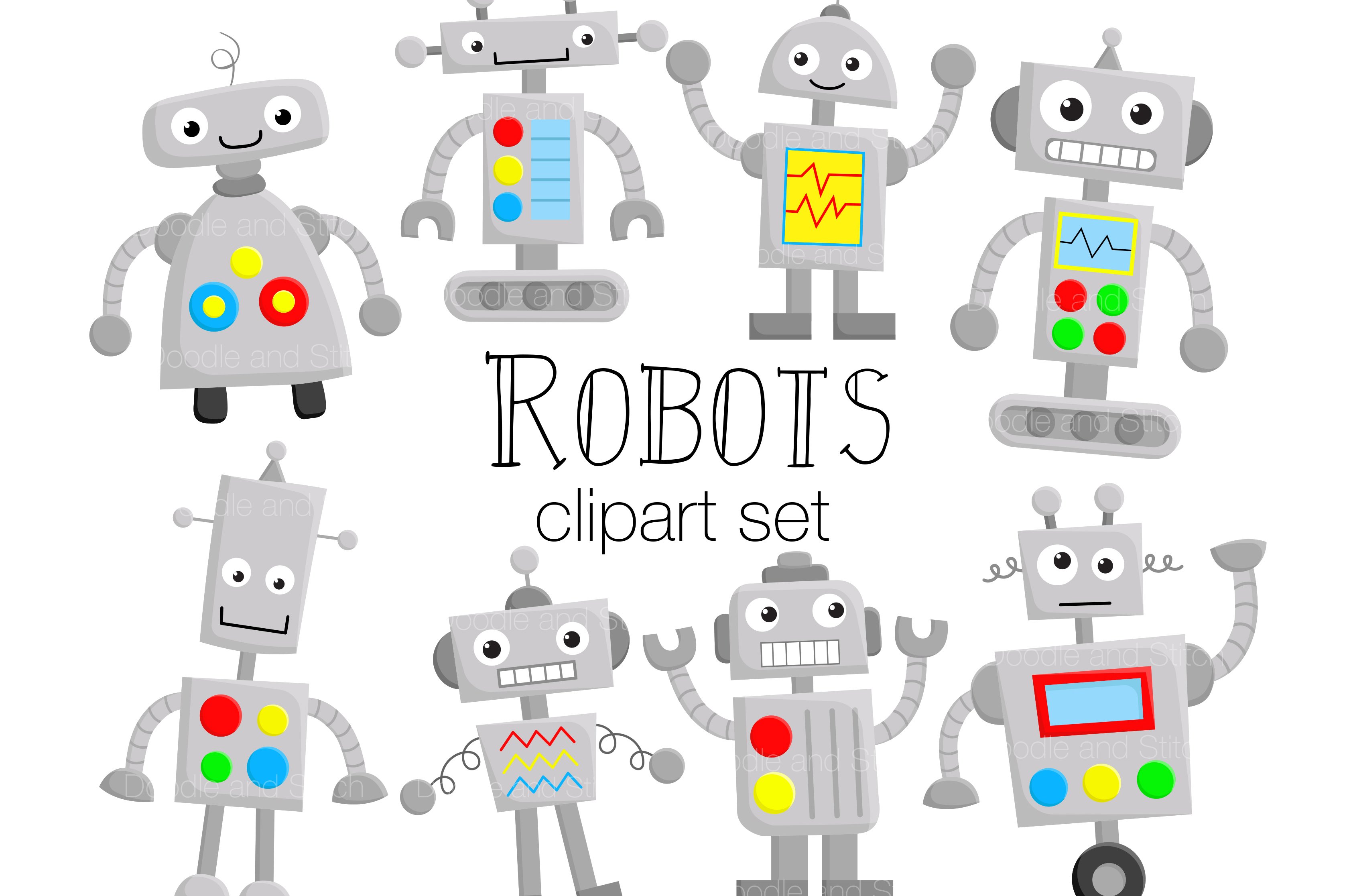 Detail Robots Clipart Nomer 41
