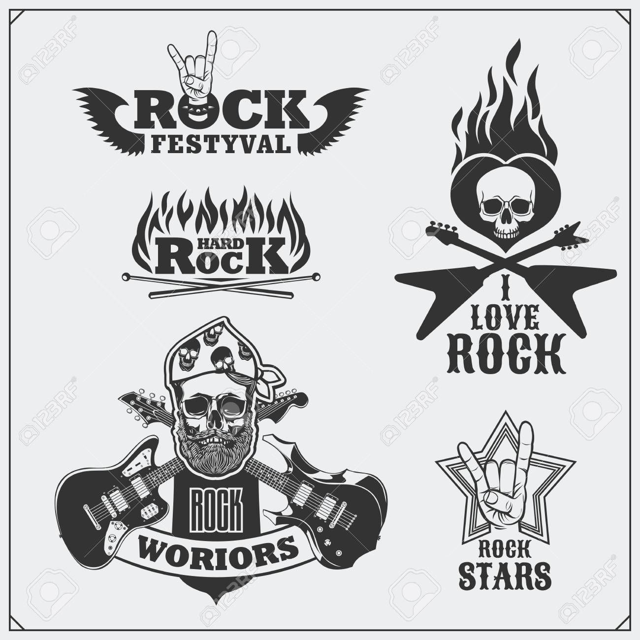 Detail Rock And Roll Logos Nomer 12