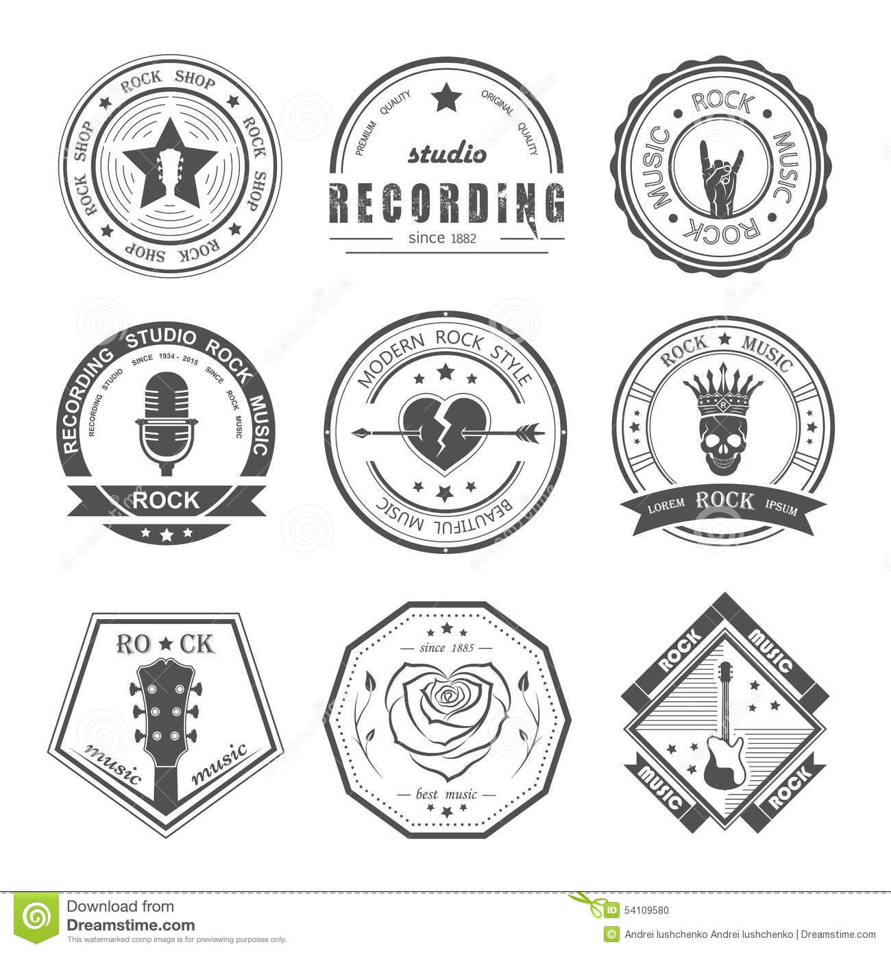 Detail Rock And Roll Logos Nomer 50