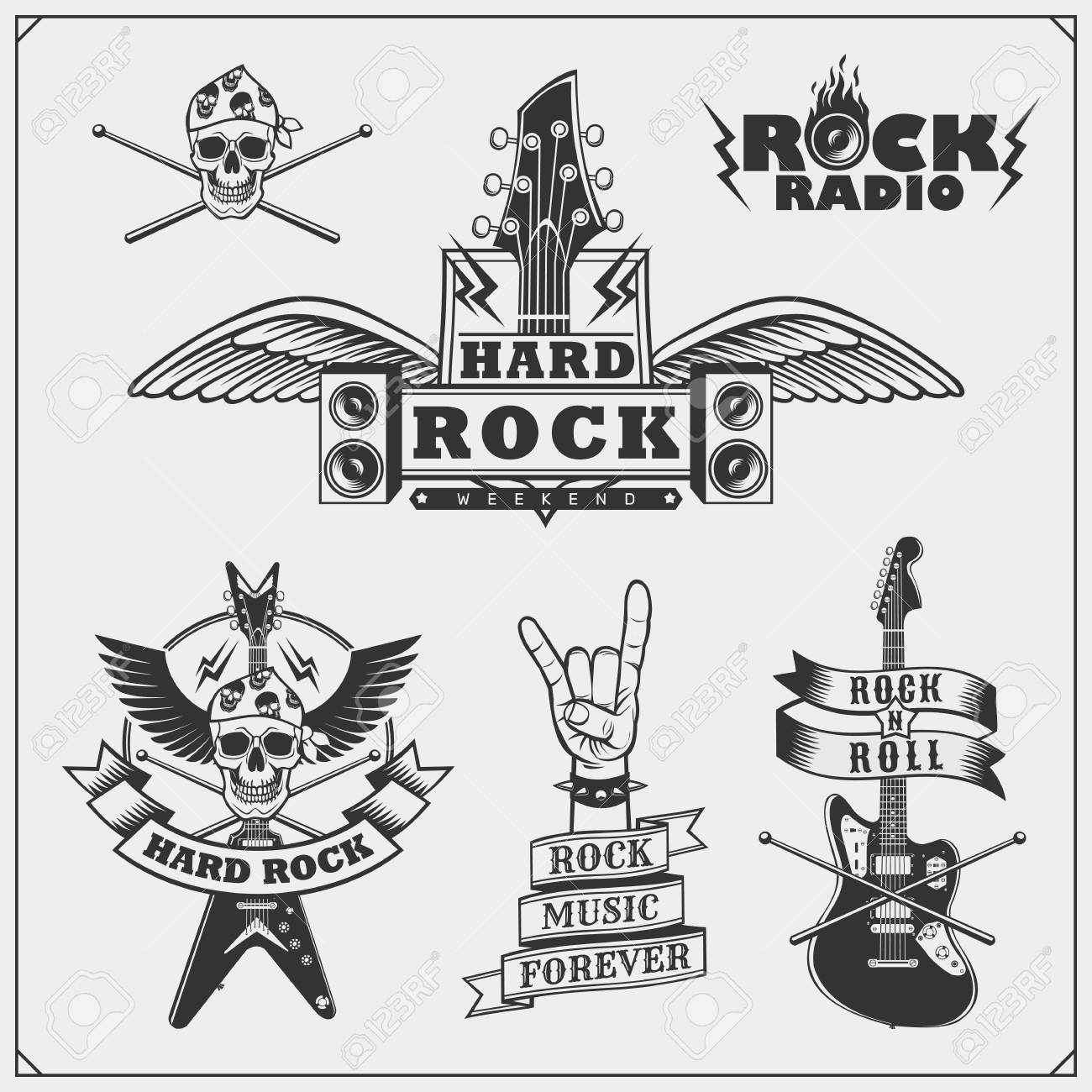 Detail Rock And Roll Logos Nomer 51