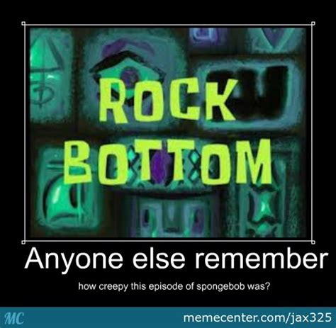 Detail Rock Bottom Spongebob Meme Nomer 30