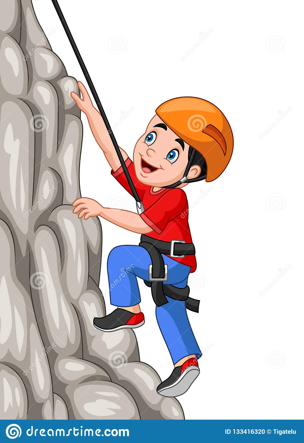 Rock Climbing Kartun - KibrisPDR