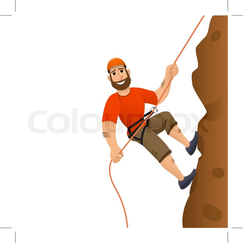 Detail Rock Climbing Kartun Nomer 14