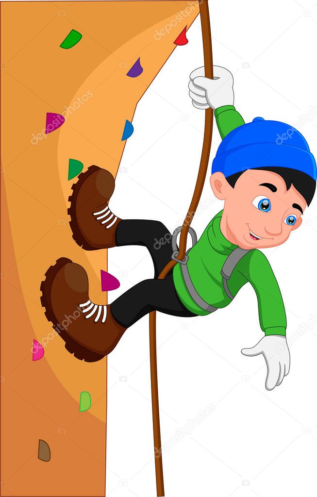 Detail Rock Climbing Kartun Nomer 47