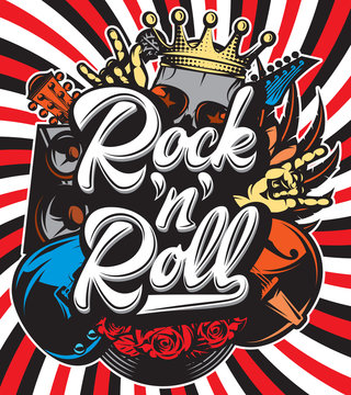 Detail Rock N Roll Background Nomer 14