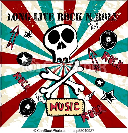 Detail Rock N Roll Background Nomer 22