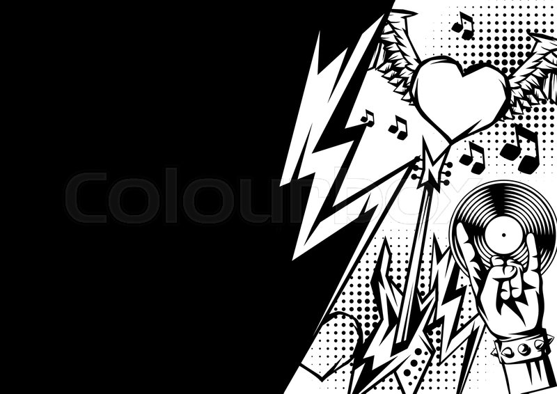 Detail Rock N Roll Background Nomer 28