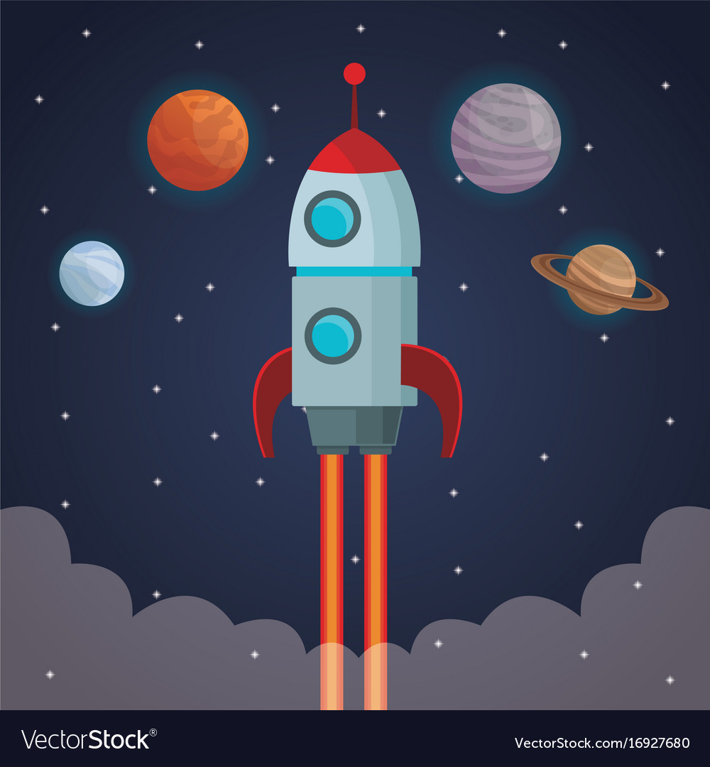 Detail Rocket Background Nomer 15