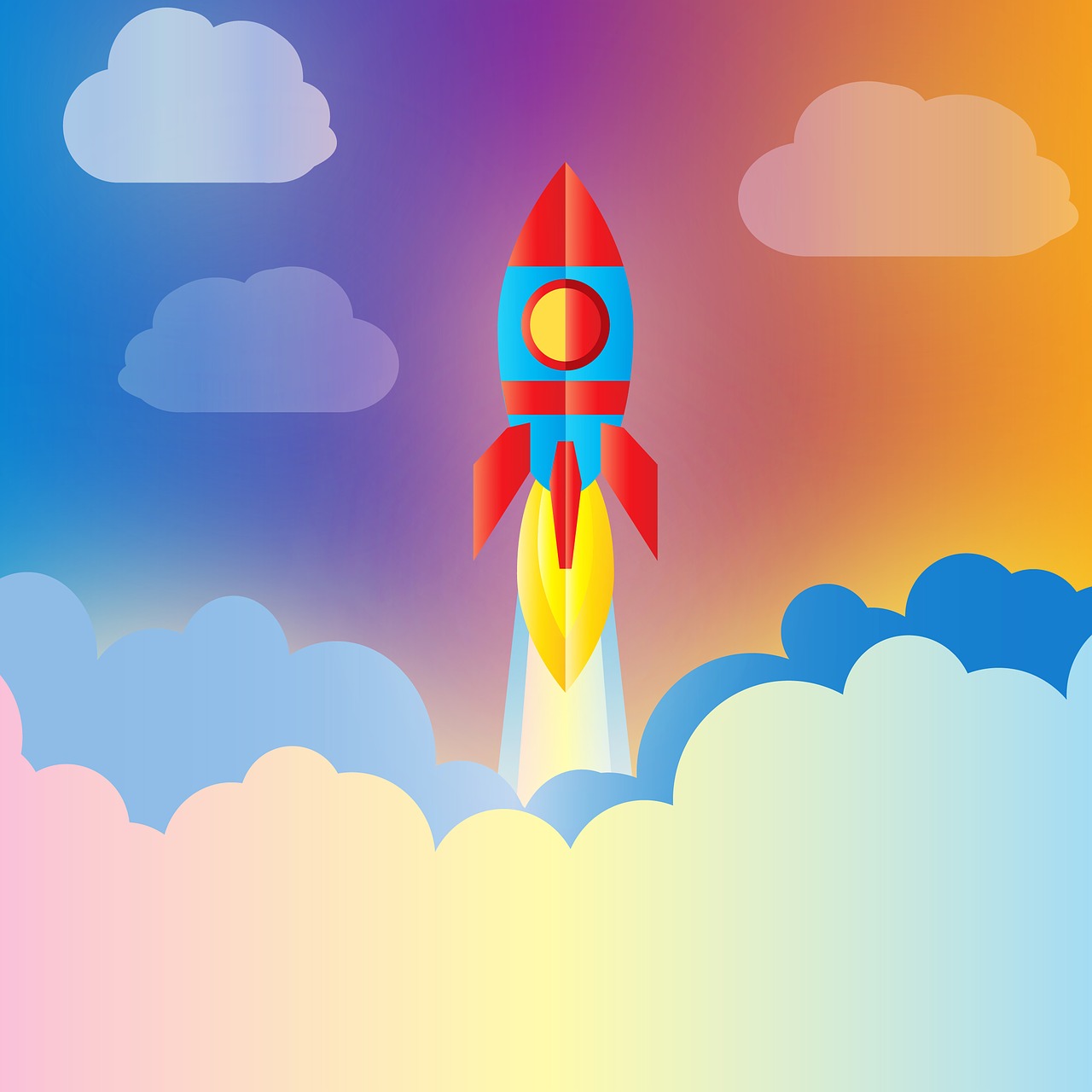 Detail Rocket Background Nomer 17