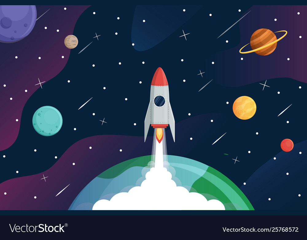 Detail Rocket Background Nomer 19