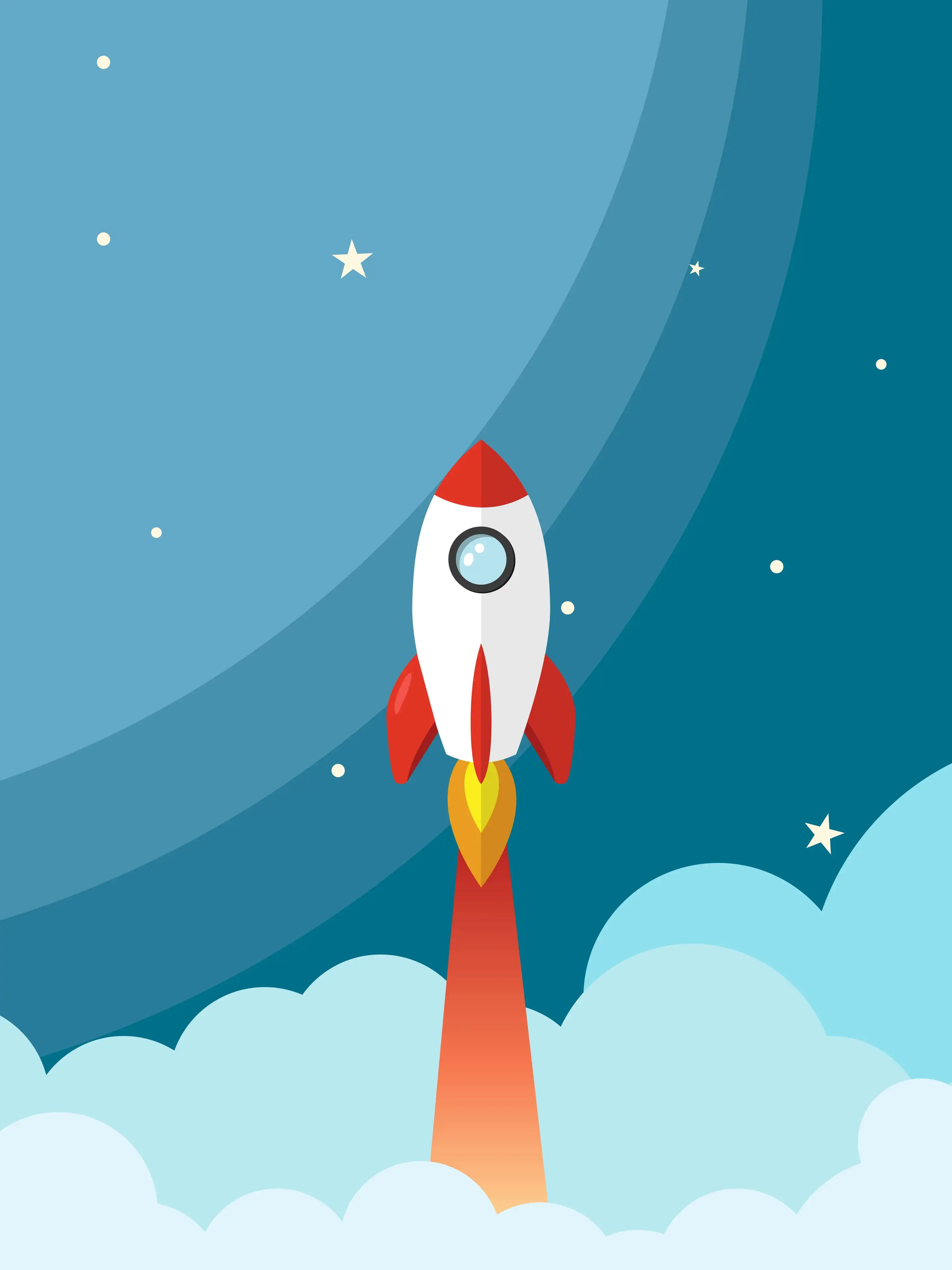 Detail Rocket Background Nomer 54
