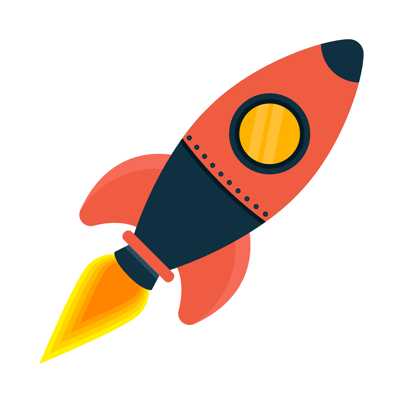 Detail Rocket Flat Design Png Nomer 11