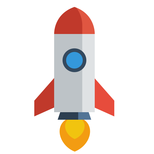 Detail Rocket Flat Design Png Nomer 24