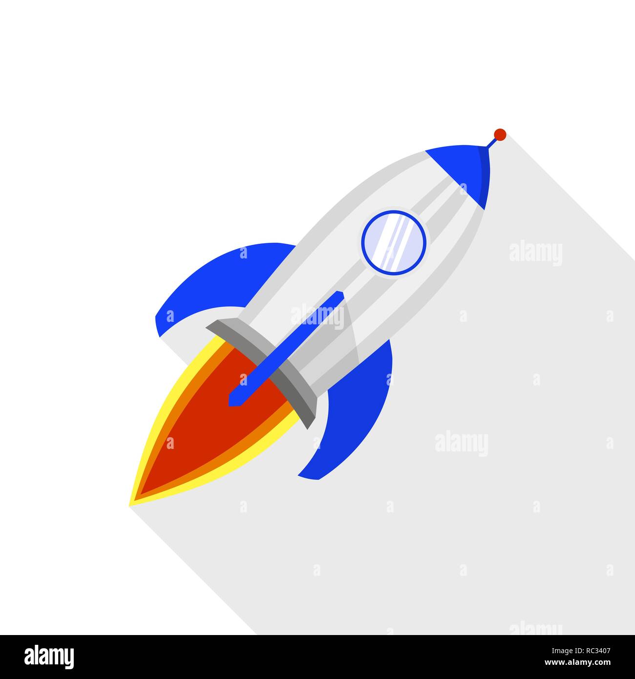 Detail Rocket Flat Design Png Nomer 45