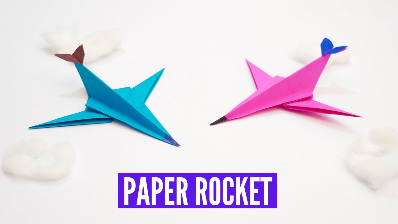 Rocket Paper Airplane - KibrisPDR