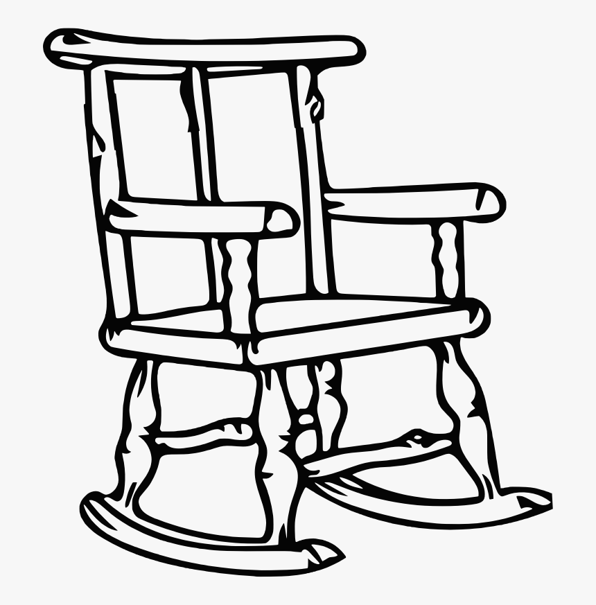 Detail Rocking Chair Clip Art Nomer 17