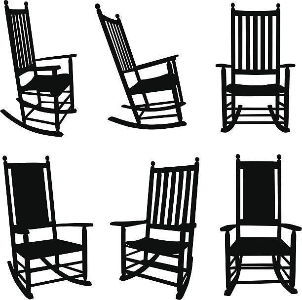 Detail Rocking Chair Clip Art Nomer 18