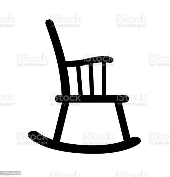 Detail Rocking Chair Clip Art Nomer 22