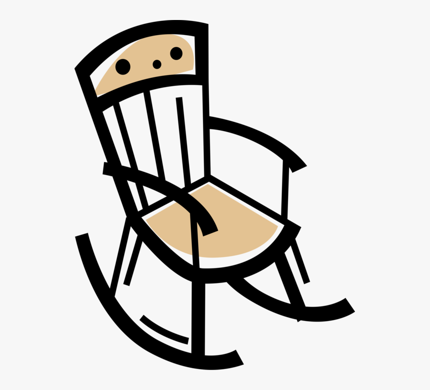 Detail Rocking Chair Clip Art Nomer 27