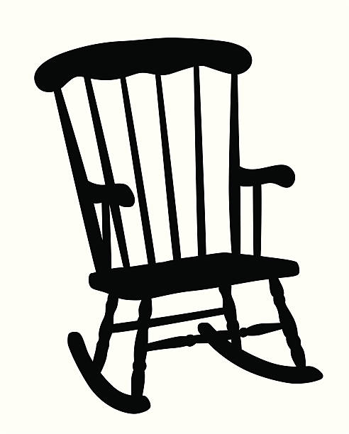 Detail Rocking Chair Clip Art Nomer 6