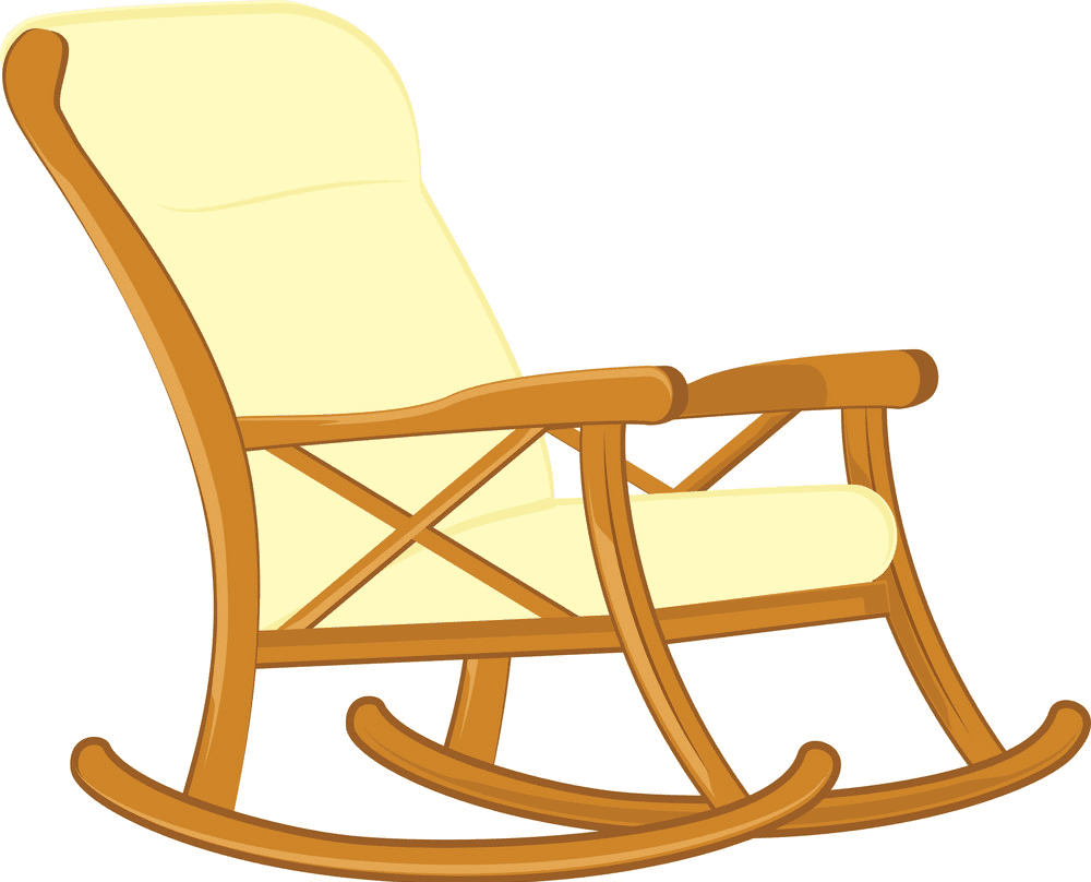 Detail Rocking Chair Clip Art Nomer 47