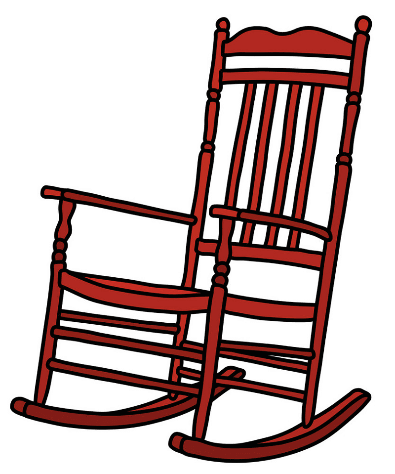 Detail Rocking Chair Clip Art Nomer 7