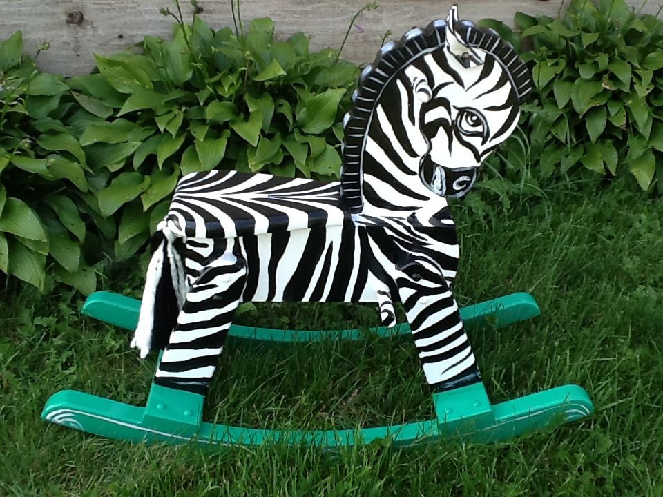 Detail Rocking Zebra Horse Nomer 7