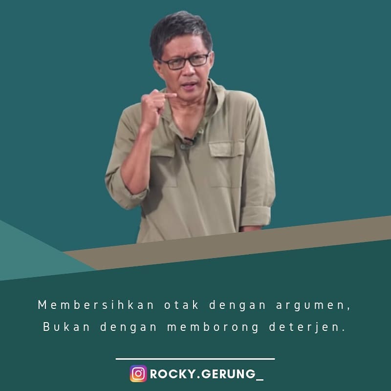Detail Rocky Gerung Quotes Nomer 3